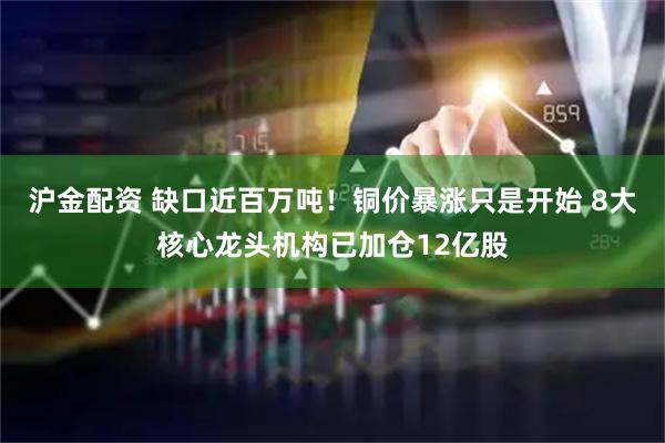 沪金配资 缺口近百万吨！铜价暴涨只是开始 8大核心龙头机构已加仓12亿股