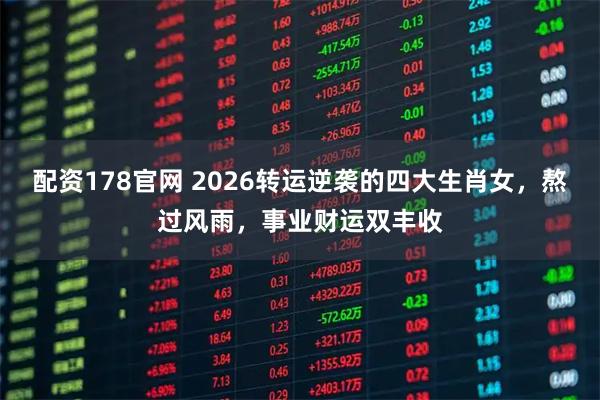 配资178官网 2026转运逆袭的四大生肖女，熬过风雨，事业财运双丰收