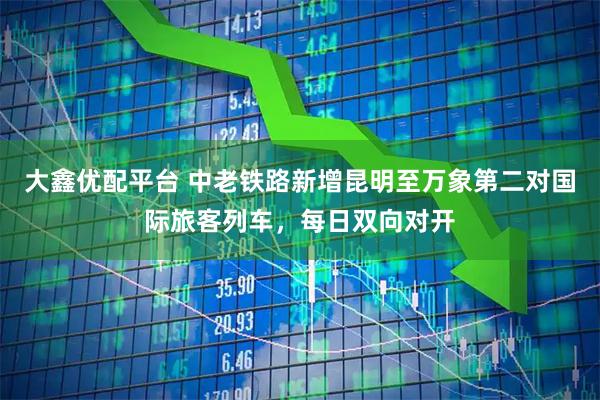 大鑫优配平台 中老铁路新增昆明至万象第二对国际旅客列车,每日双向对开